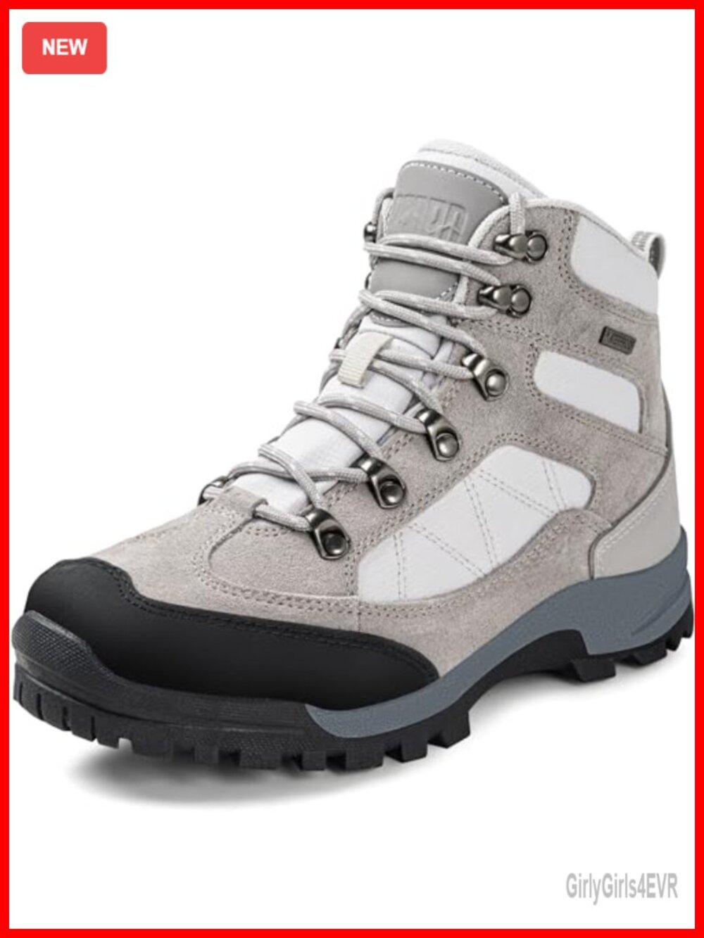 Women's Waterproof Hiking Boots Suede Ankle Support Backpacking Boots